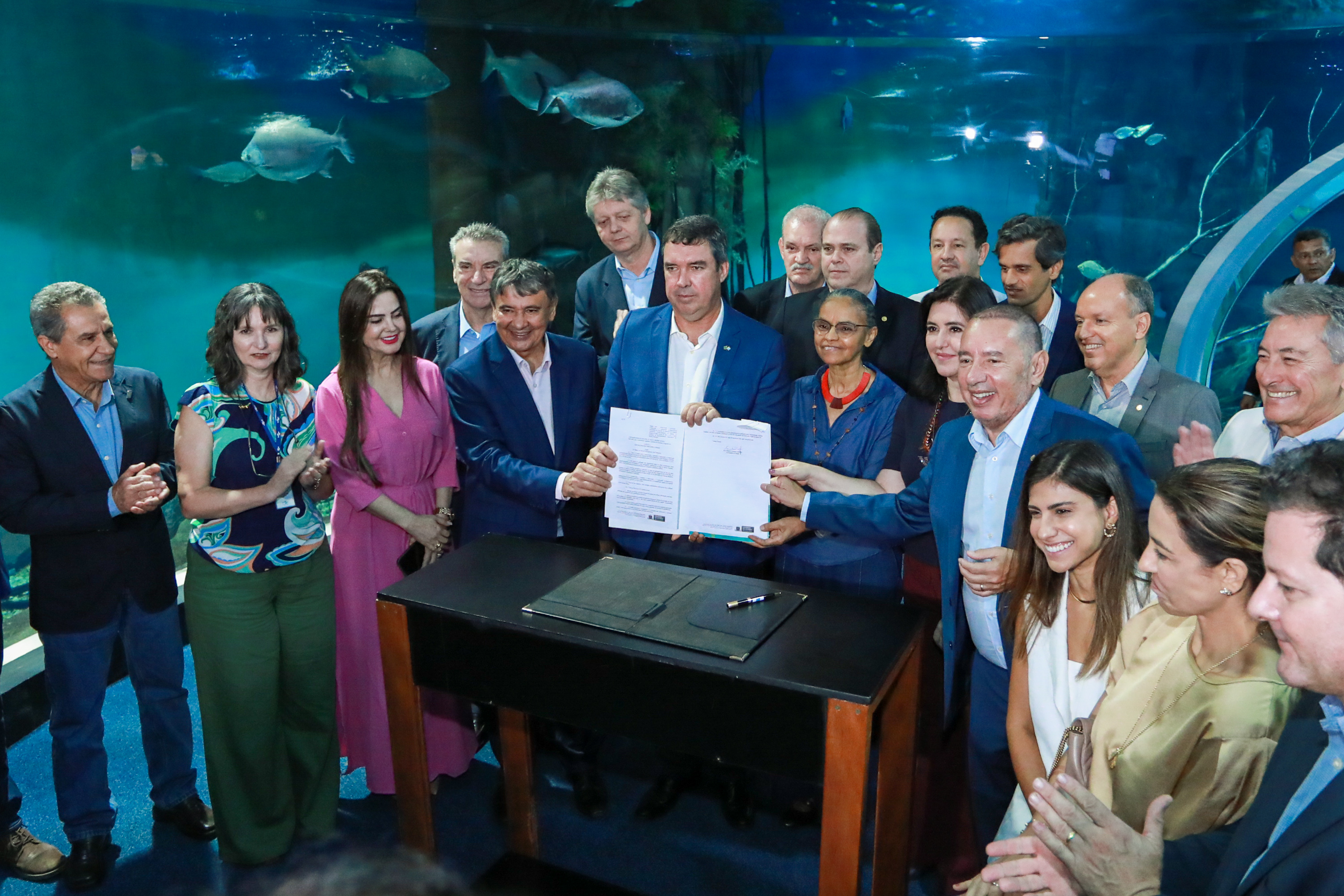 Presidente Marcelo Bertoni Participa Da San O Da Lei Do Pantanal Pelo